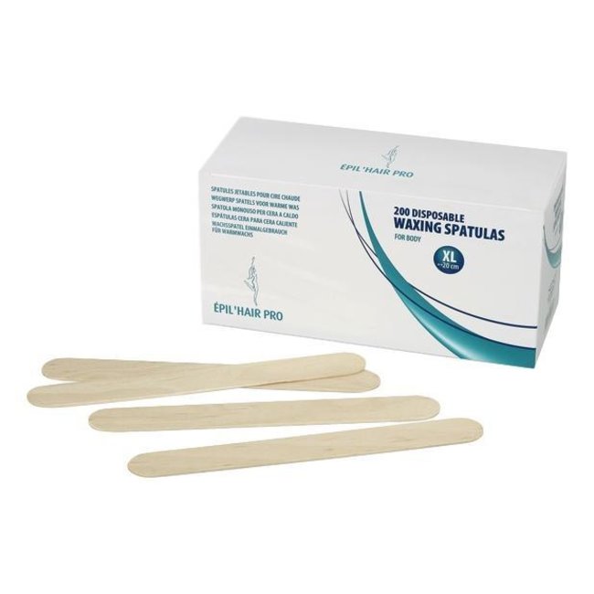 Tongspatels Hout XL - 200 stuks